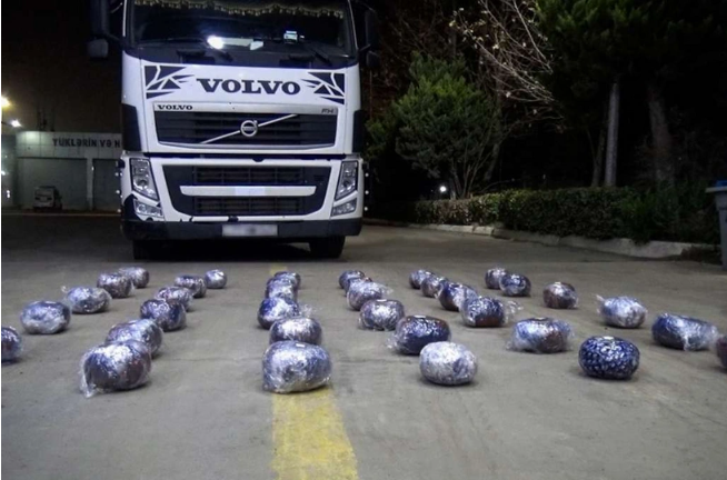 İrandan Gürcüstana külli miqdarda narkotikin keçirilməsinin qarşısı alınıb<font color=red> - FOTOLAR</font>