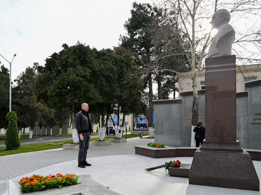 Prezident İlham Əliyev Tərtər elektromexanika zavodunun yenidənqurmadan sonra açılışında iştirak edib<font color='red'> - YENİLƏNİB</font><font color=red> - FOTOLAR</font>