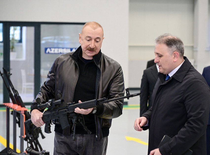 Prezident İlham Əliyev Tərtər elektromexanika zavodunun yenidənqurmadan sonra açılışında iştirak edib<font color='red'> - YENİLƏNİB</font><font color=red> - FOTOLAR</font>