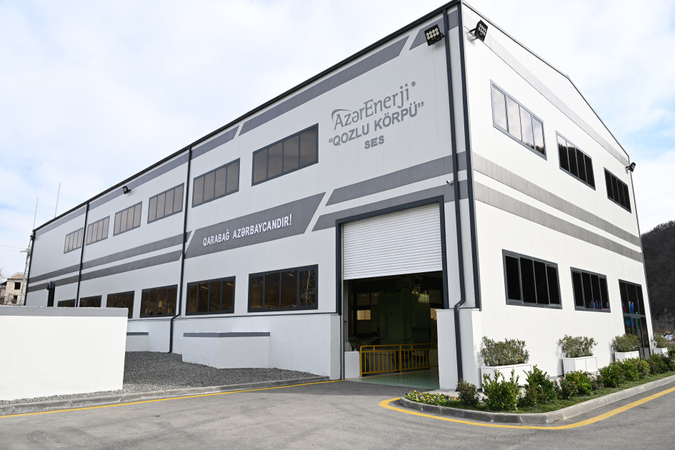 Prezident İlham Əliyev Ağdərə rayonunda “Qozlukörpü” Su Elektrik Stansiyasının açılışında iştirak edib<font color='red'> - YENİLƏNİB</font><font color=red> - FOTOLAR</font>