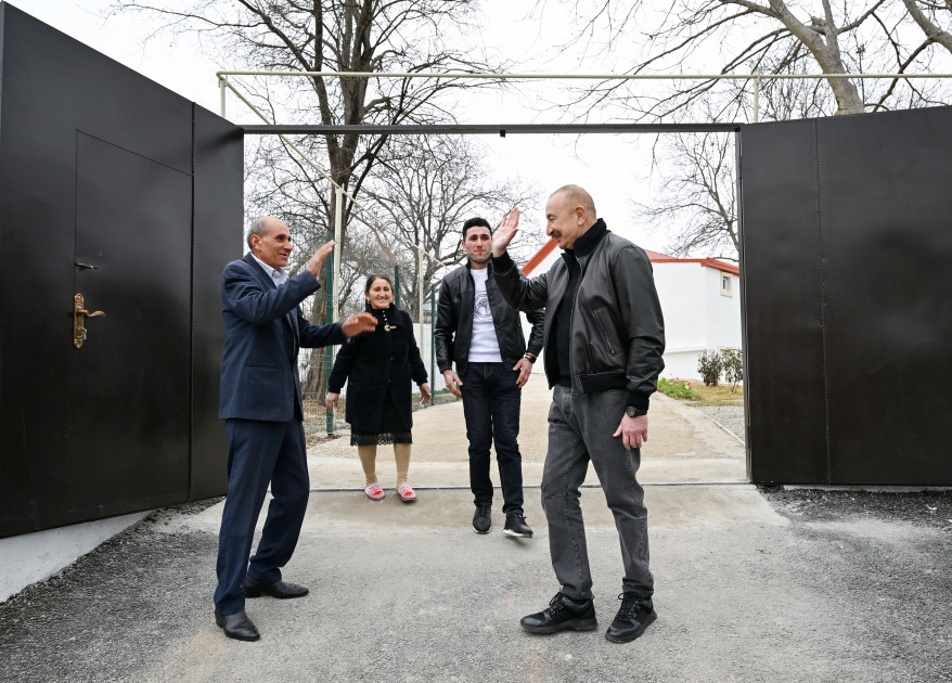 Prezident İlham Əliyev Ağdərə rayonunun Çıldıran kəndində görülmüş işlərlə tanış olub  <font color='red'> - YENİLƏNİB</font><font color=red> - FOTOLAR</font>