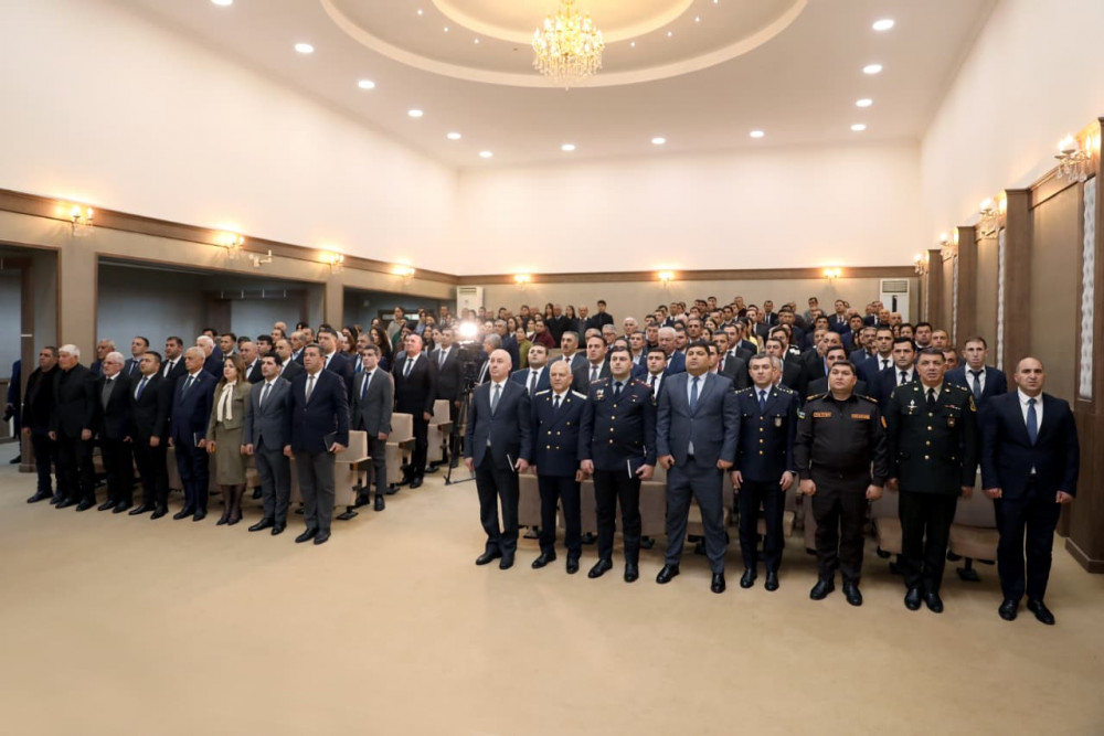 Sədərəkdə ötən ilin sosial-iqtisadi inkişafının yekunları və qarşıda duran vəzifələrə dair hesabat tədbiri keçirilib<font color=red> - FOTOLAR</font>