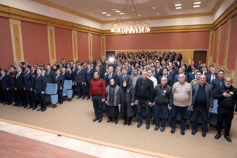 Ordubadda ötən ilin sosial-iqtisadi inkişafının yekunları və qarşıda duran vəzifələrə dair hesabat tədbiri keçirilib<font color=red> - FOTOLAR</font>