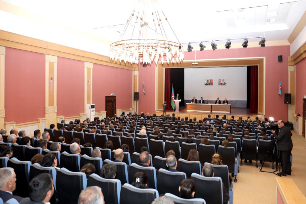 Ordubadda ötən ilin sosial-iqtisadi inkişafının yekunları və qarşıda duran vəzifələrə dair hesabat tədbiri keçirilib<font color=red> - FOTOLAR</font>