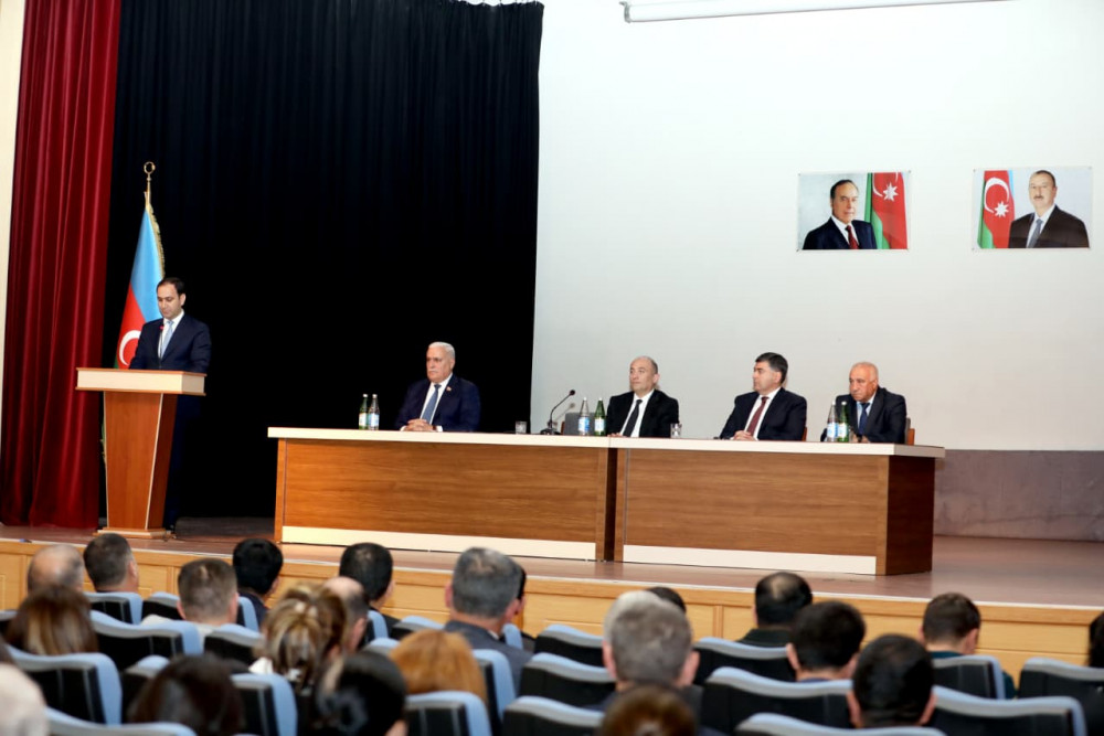 Ordubadda ötən ilin sosial-iqtisadi inkişafının yekunları və qarşıda duran vəzifələrə dair hesabat tədbiri keçirilib<font color=red> - FOTOLAR</font>