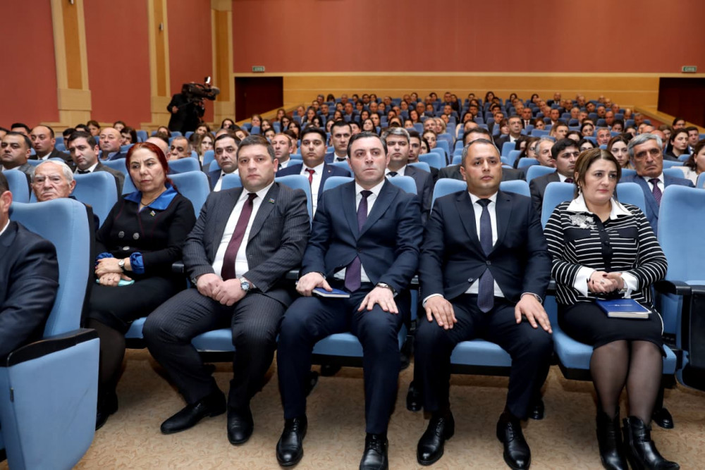 Ordubadda ötən ilin sosial-iqtisadi inkişafının yekunları və qarşıda duran vəzifələrə dair hesabat tədbiri keçirilib<font color=red> - FOTOLAR</font>