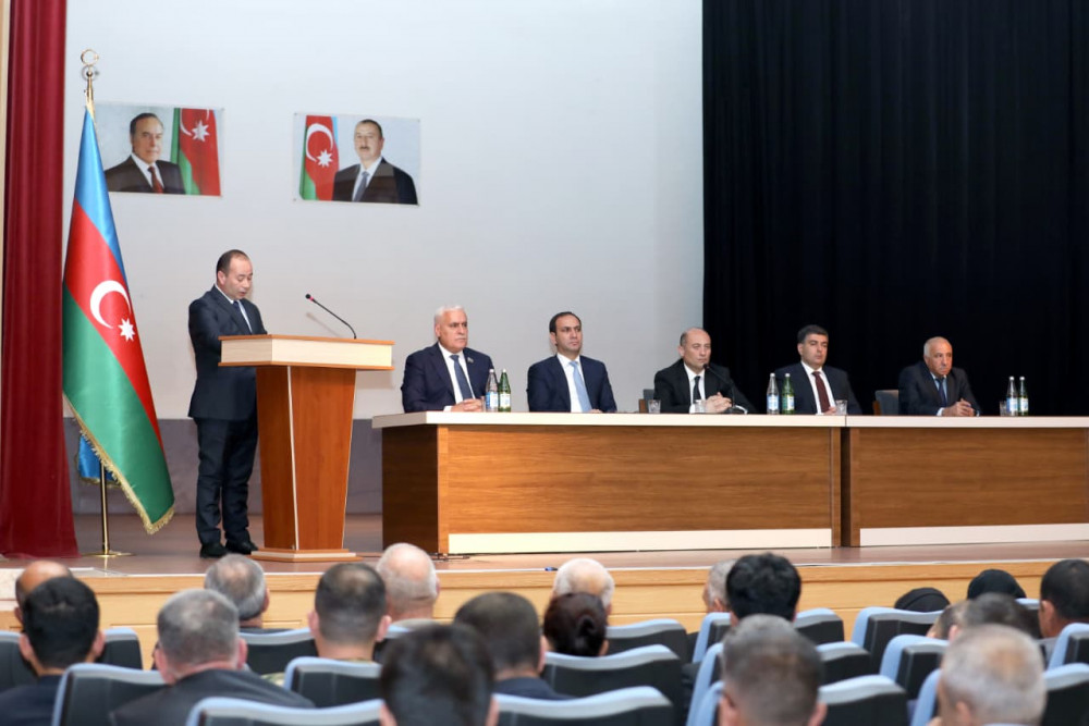 Ordubadda ötən ilin sosial-iqtisadi inkişafının yekunları və qarşıda duran vəzifələrə dair hesabat tədbiri keçirilib<font color=red> - FOTOLAR</font>