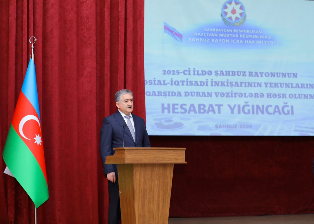 Şahbuzda 2025-ci ilin yekunları və qarşıda duran vəzifələrə dair hesabat tədbiri keçirilib<font color=red> - FOTOLAR</font>
