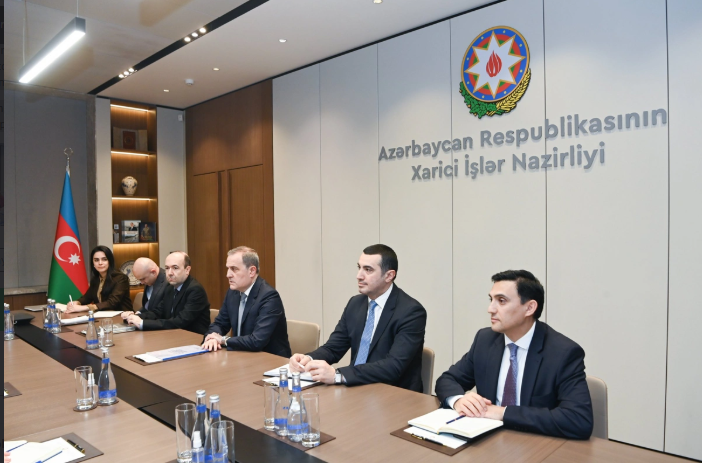 Ceyhun Bayramov Maqdalena Qrononu sülh prosesindəki irəliləyişlər barədə məlumatlandırıb<font color=red> - FOTOLAR</font>