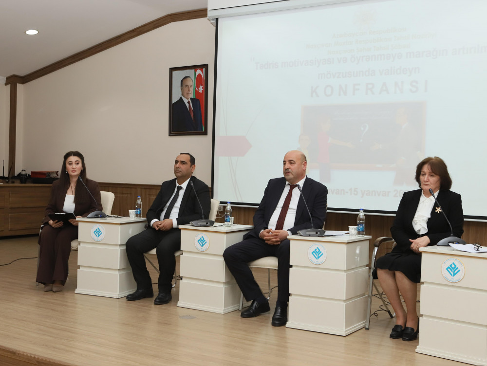 Naxçıvan Şəhər Təhsil Şöbəsinin təşkilatçılığı ilə “Tədris motivasiyası və öyrənməyə marağın artırılması” mövzusunda valideyn  konfransı  keçirilib<font color=red> - FOTOLAR</font>
