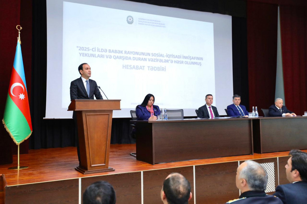 Babəkdə 2025-ci ilin yekunları və qarşıda duran vəzifələrə dair hesabat tədbiri keçirilib<font color=red> - FOTOLAR</font>