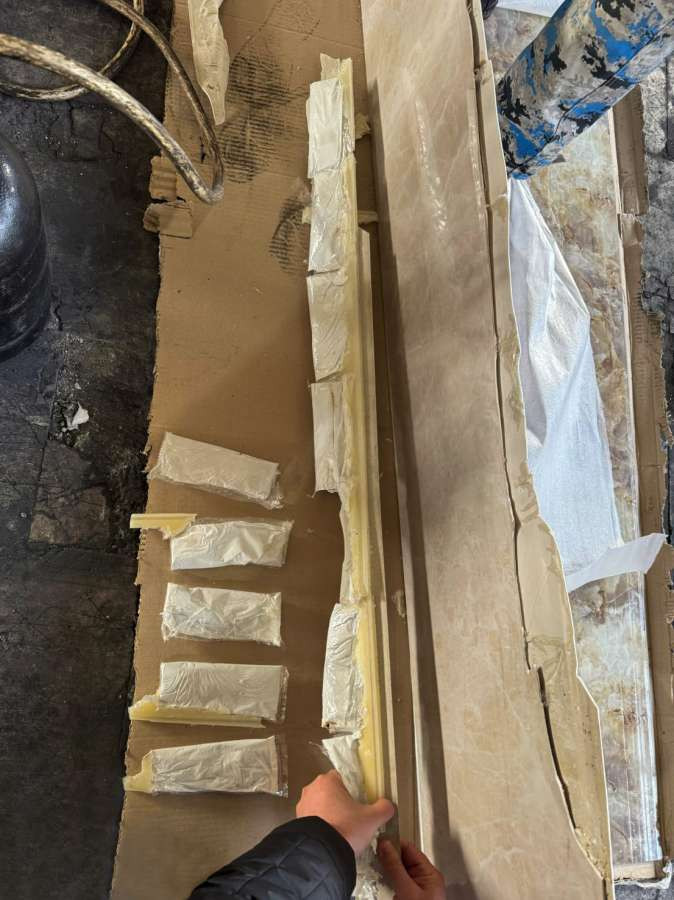 Naxçıvanda xüsusi üsulla gizlədilmiş 39 kiloqramdan artıq heroin aşkarlanıb<font color=red> - FOTOLAR</font>