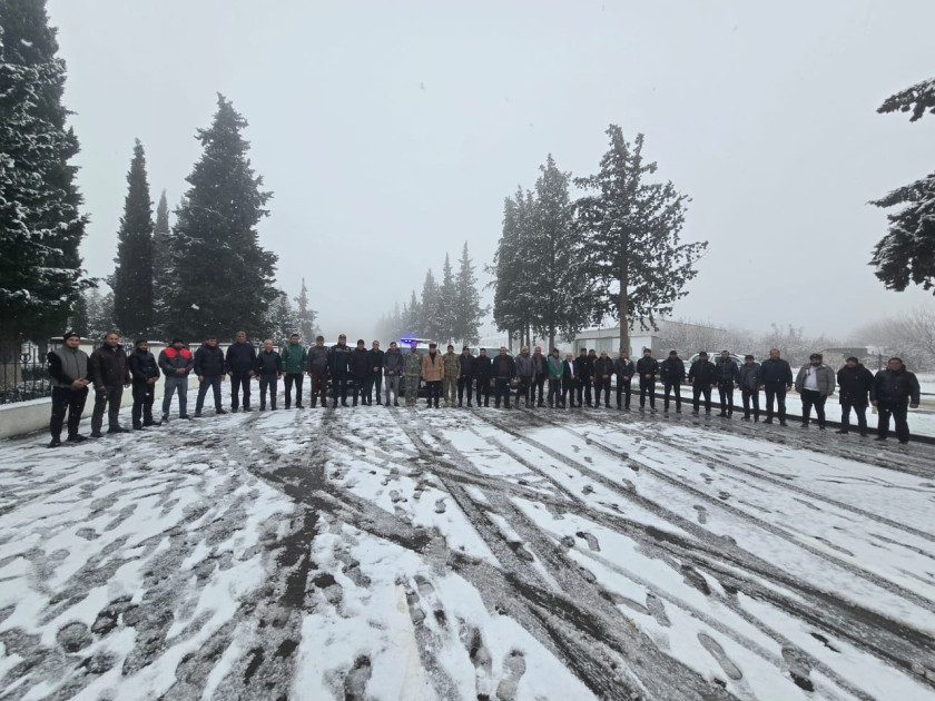 Xankəndi, Ağdərə və Xocalıda sükut dəqiqəsi – 20 Yanvar şəhidlərinin xatirəsi anıldı<font color=red> - FOTOLAR</font>