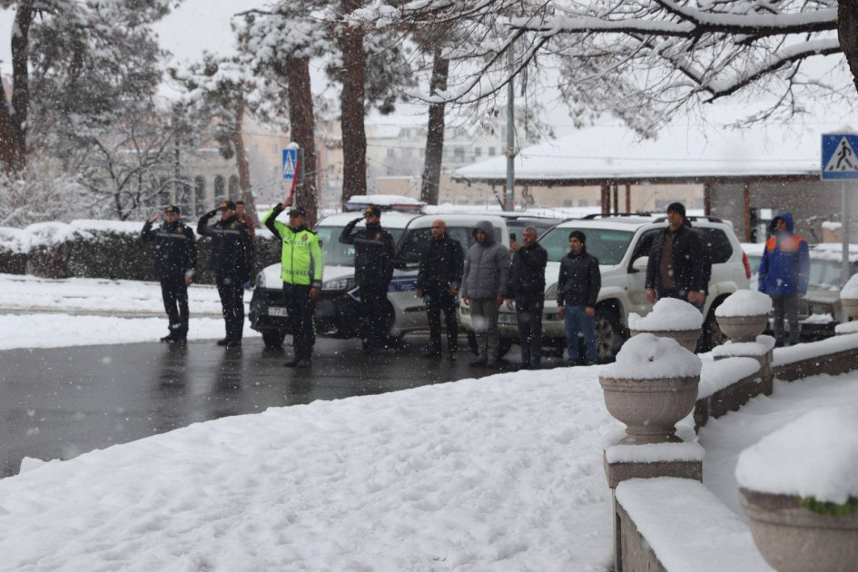 Xankəndi, Ağdərə və Xocalıda sükut dəqiqəsi – 20 Yanvar şəhidlərinin xatirəsi anıldı<font color=red> - FOTOLAR</font>