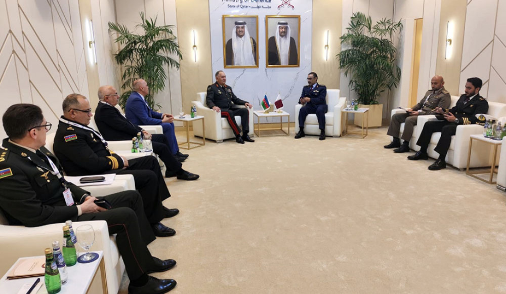 Azərbaycan Ordusunun Baş Qərargah rəisi Qətərin hərbi rəhbərliyi ilə görüşüb<font color=red> - FOTOLAR</font>