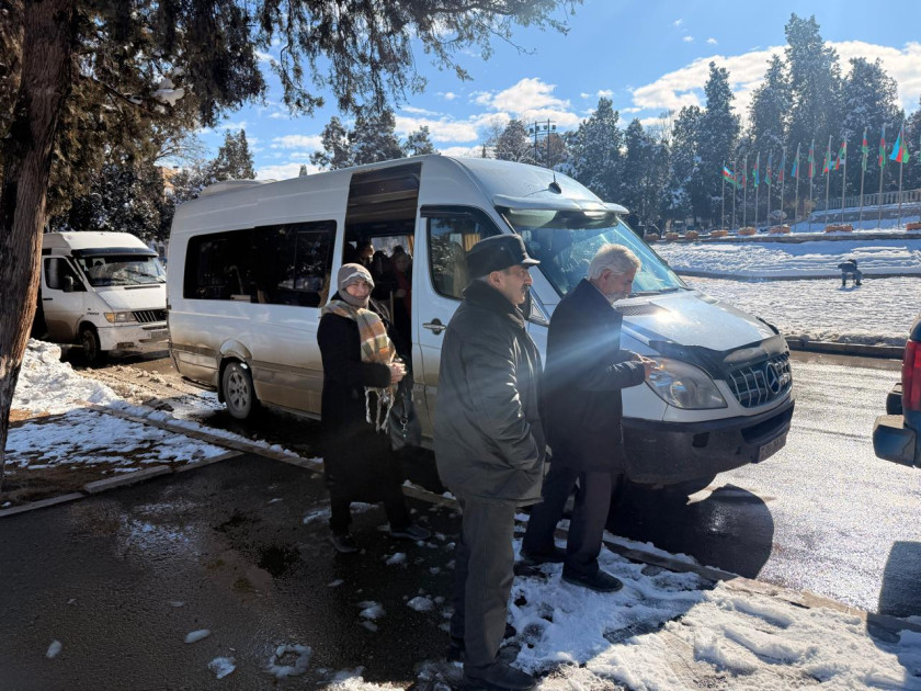 Xankəndiyə köçən keçmiş məcburi köçkünlərə evlərinin açarları təqdim olunub<font color=red> - FOTOLAR</font>