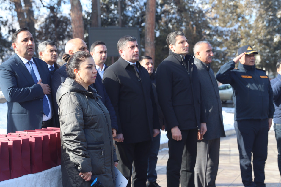 Xankəndiyə köçən keçmiş məcburi köçkünlərə evlərinin açarları təqdim olunub<font color=red> - FOTOLAR</font>