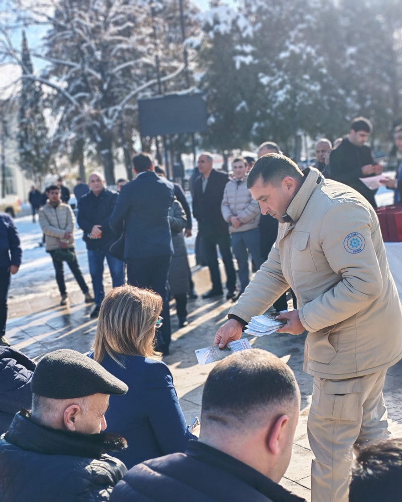 ANAMA Xankəndiyə köçən sakinlərə maarifləndirmə tədbiri keçirib<font color=red> - FOTOLAR</font>