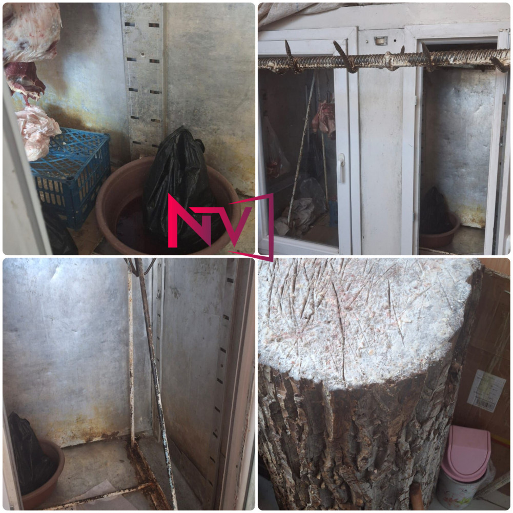 Ordubadda ət satışı mağazasının fəaliyyəti dayandırılıb<font color=red> - FOTOLAR</font>