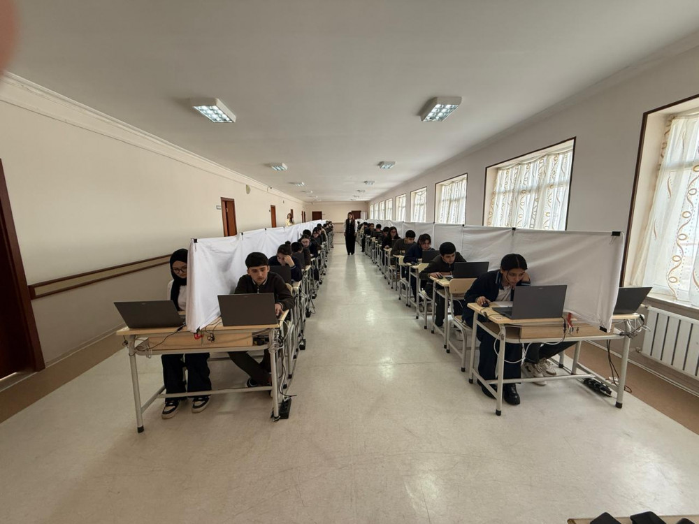 Naxçıvan məktəbliləri PISA beynəlxalq qiymətləndirmə tədqiqatında iştirak ediblər<font color=red> - FOTOLAR</font>