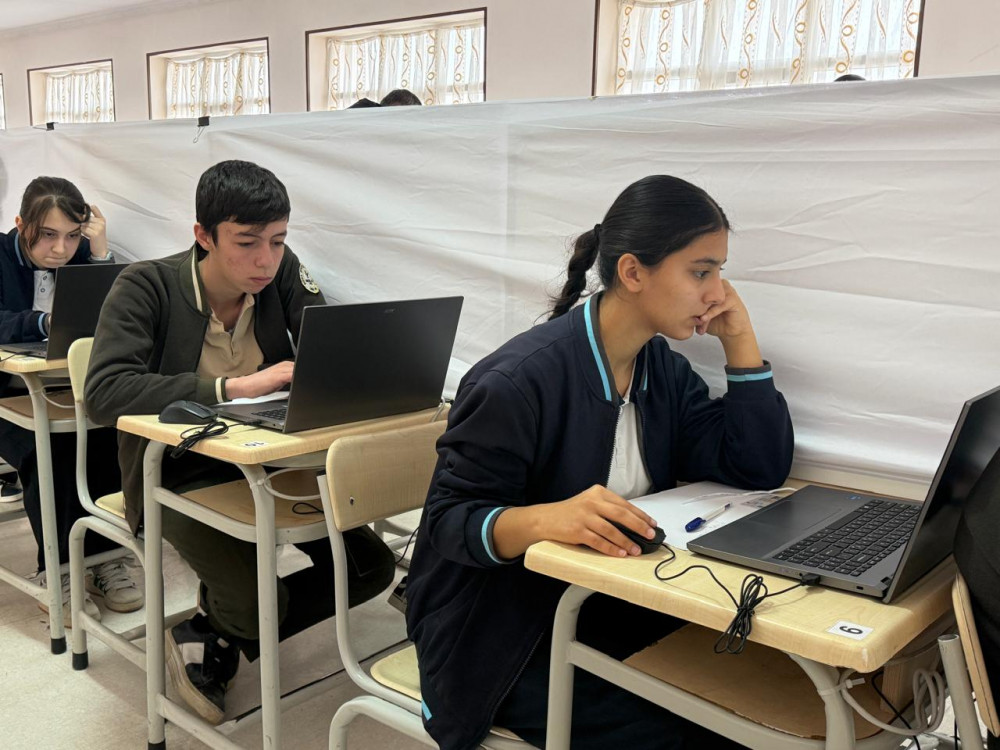 Naxçıvan məktəbliləri PISA beynəlxalq qiymətləndirmə tədqiqatında iştirak ediblər<font color=red> - FOTOLAR</font>