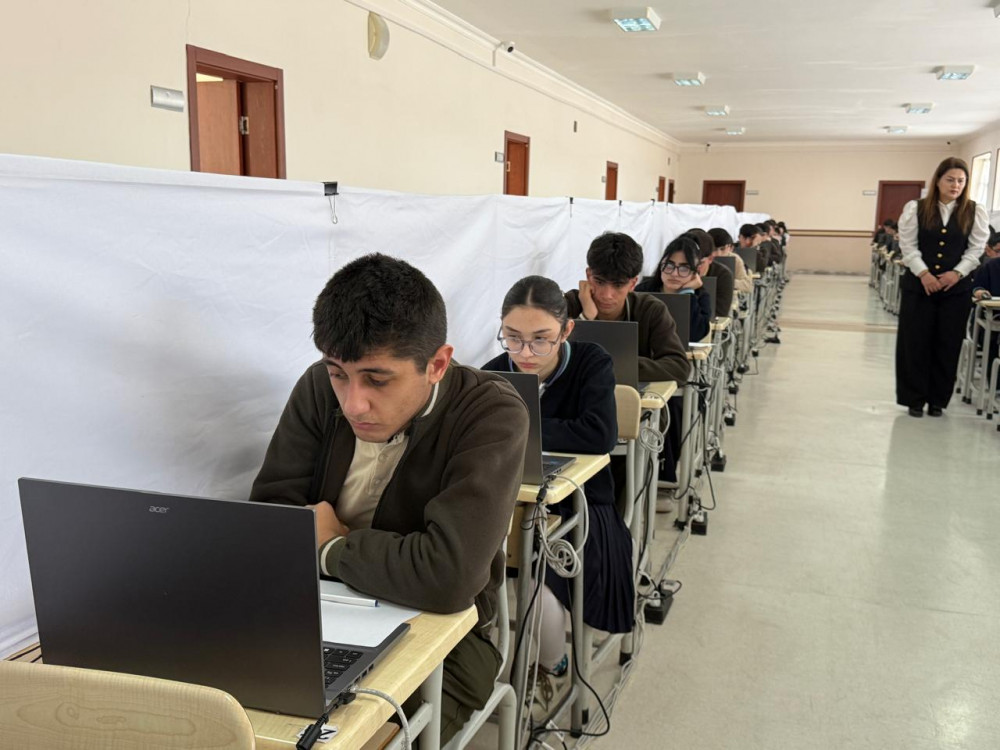 Naxçıvan məktəbliləri PISA beynəlxalq qiymətləndirmə tədqiqatında iştirak ediblər<font color=red> - FOTOLAR</font>