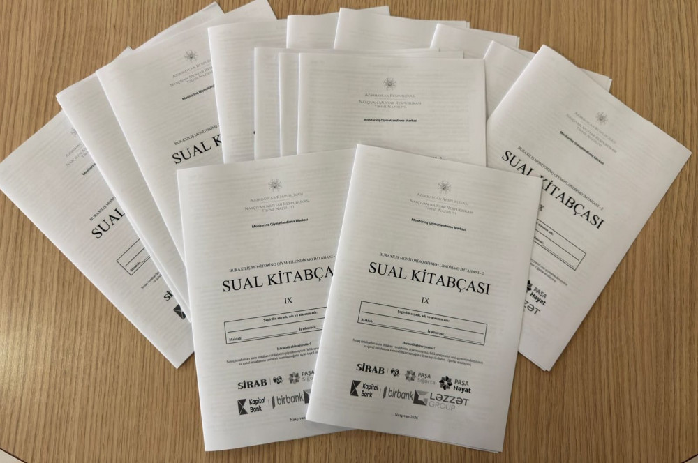 Naxçıvanda IX siniflər üçün tədris ilinin ikinci buraxılış qiymətləndirmə monitorinqi keçirilib<font color=red> - FOTOLAR</font>