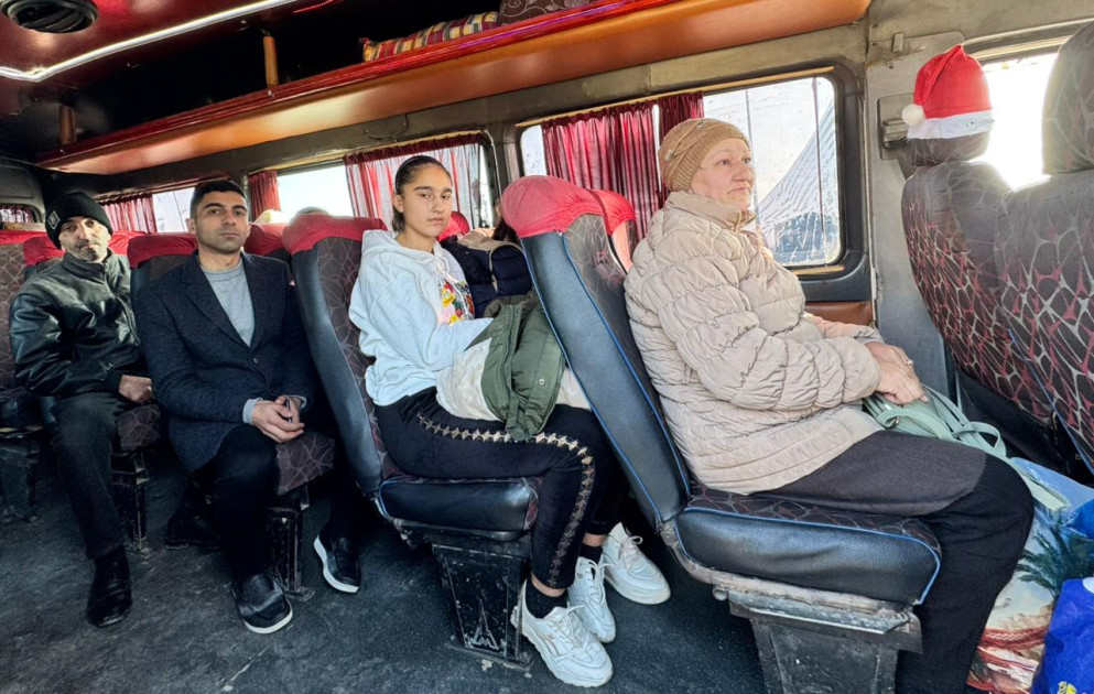 Xocalının Badara və Seyidbəyli kəndlərinə növbəti köç karvanı yola salınıb<font color=red> - FOTOLAR</font>