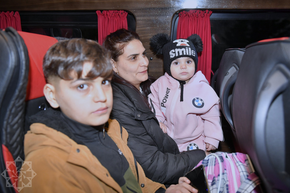 Zəngilan rayonuna növbəti köç karvanı yola salınıb<font color=red> - FOTOLAR</font>