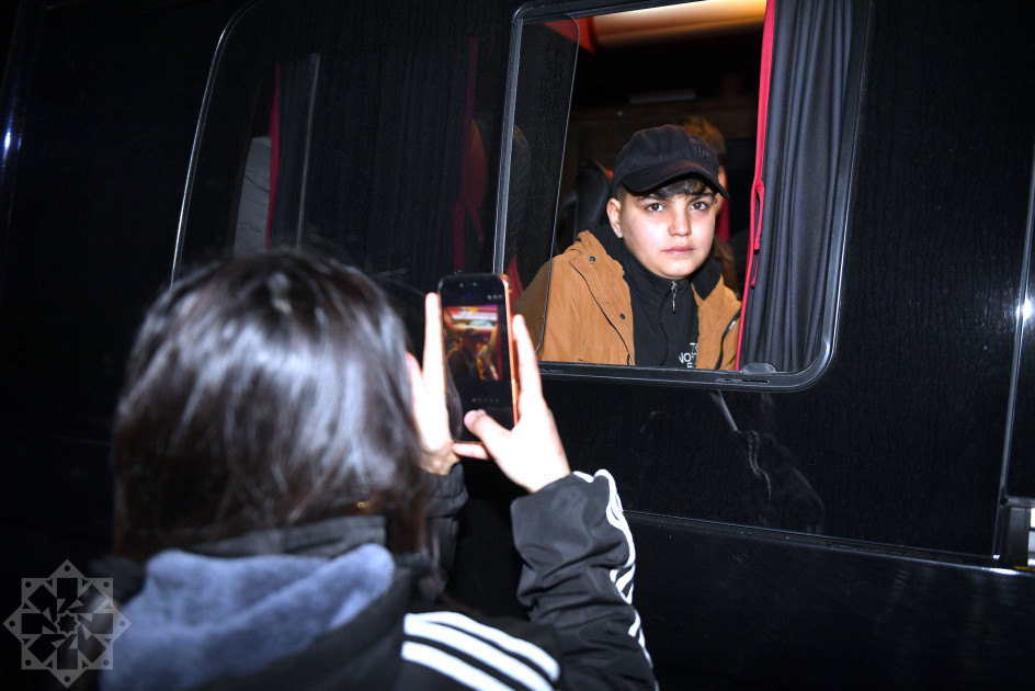 Zəngilan rayonuna növbəti köç karvanı yola salınıb<font color=red> - FOTOLAR</font>