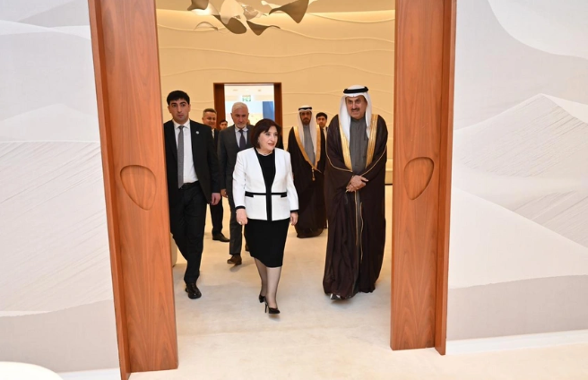 Sahibə Qafarova Birləşmiş Ərəb Əmirliklərində səfərdədir<font color=red> - FOTOLAR</font>