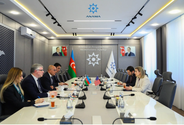 Azərbaycan və ABŞ minatəmizləmə sahəsində gələcək əməkdaşlığı müzakirə edib<font color=red> - FOTOLAR</font>