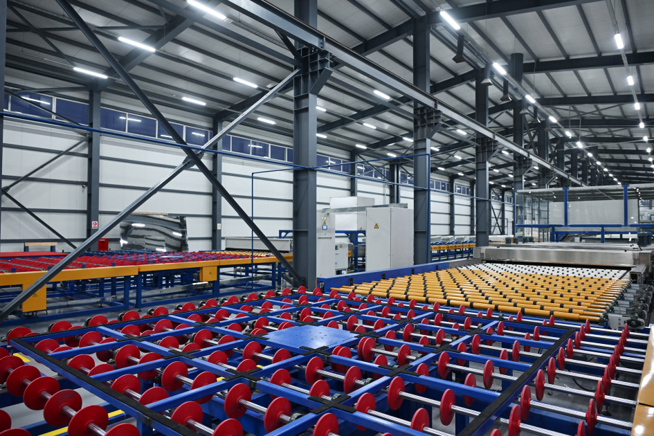 Prezident İlham Əliyev Sumqayıt Sənaye Parkında güzgü vərəqələrin istehsalı zavodunun açılışında iştirak edib<font color=red> - FOTOLAR</font>