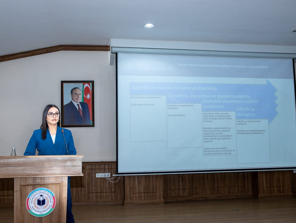 Naxçıvanda ümumtəhsil müəssisələrinin direktor və direktor müavinləri üçün təlimlərə start verilib<font color=red> - FOTOLAR</font>