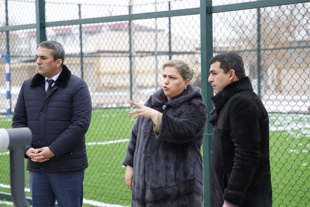 Məcid Seyidov Culfada “Sağlam məhəllə” idman zonasında görülmüş işlərlə tanış olub<font color=red> - FOTOLAR</font>