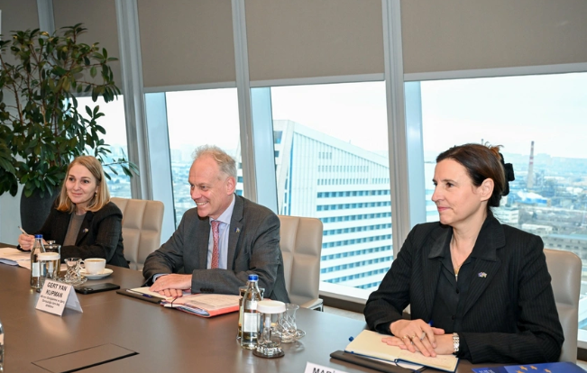 Azərbaycan Aİ ilə iqtisadi əməkdaşlığın perspektivlərini müzakirə edib<font color=red> - FOTOLAR</font>