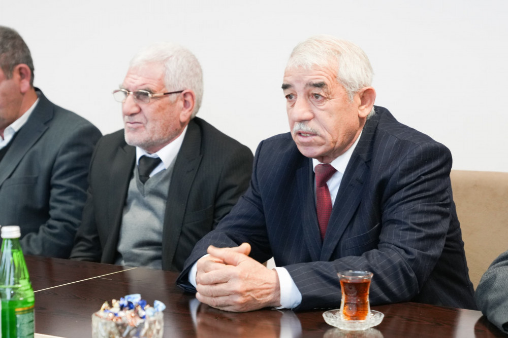 Səlahiyyətli nümayəndə Sədərək rayon ictimaiyyətinin ağsaqqalları ilə görüşüb<font color=red> - FOTOLAR</font>