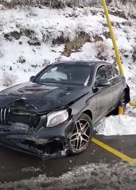 Şahbuzda avtomobil qaz xəttinə çırpılıb, 160 abonent qazsız qalıb <font color=red> - FOTOLAR</font>