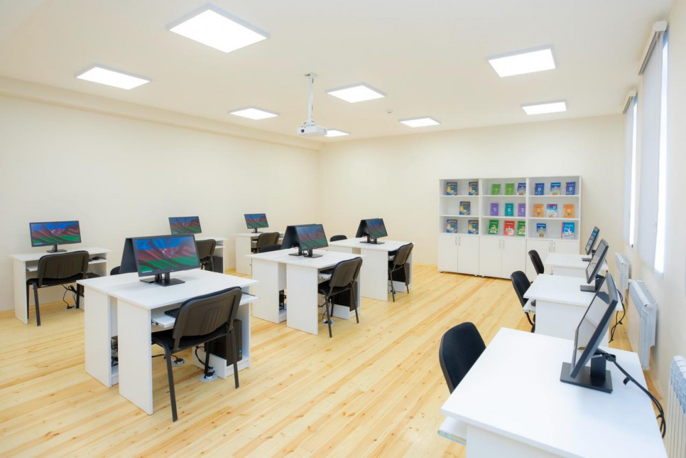 Hacıvar kəndində yeni məktəb binası istifadəyə verilib<font color=red> - FOTOLAR</font>