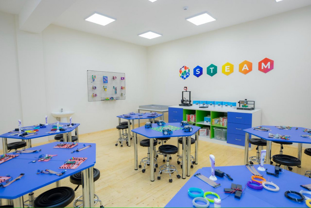 Hacıvar kəndində yeni məktəb binası istifadəyə verilib<font color=red> - FOTOLAR</font>