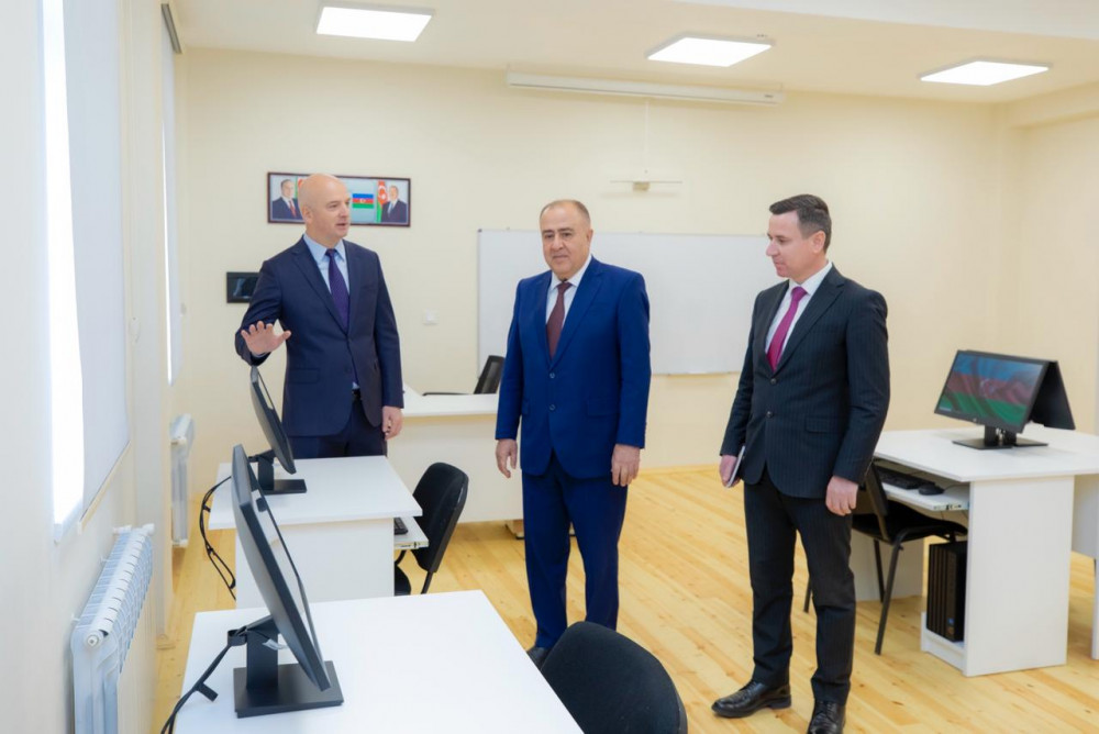 Hacıvar kəndində yeni məktəb binası istifadəyə verilib<font color=red> - FOTOLAR</font>