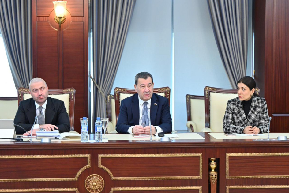 Milli Məclisdə ABŞ Konqresi Nümayəndələr Palatasının Xarici məsələlər komitəsinin çoxluğunun peşəkar heyət üzvləri ilə görüş olub<font color=red> - FOTOLAR</font>