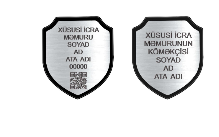 Xüsusi icra məmurunun vahid geyim forması və nişanı təsdiqlənib<font color=red> - FOTOLAR</font>