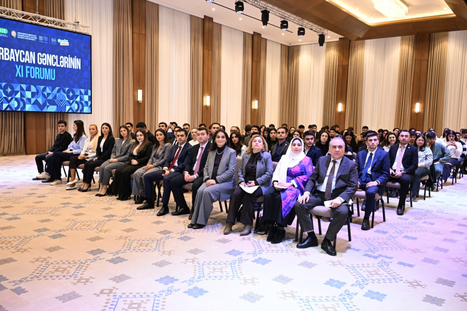 Xankəndidə Gənclərin XI Forumu keçirilib<font color=red> - FOTOLAR</font>