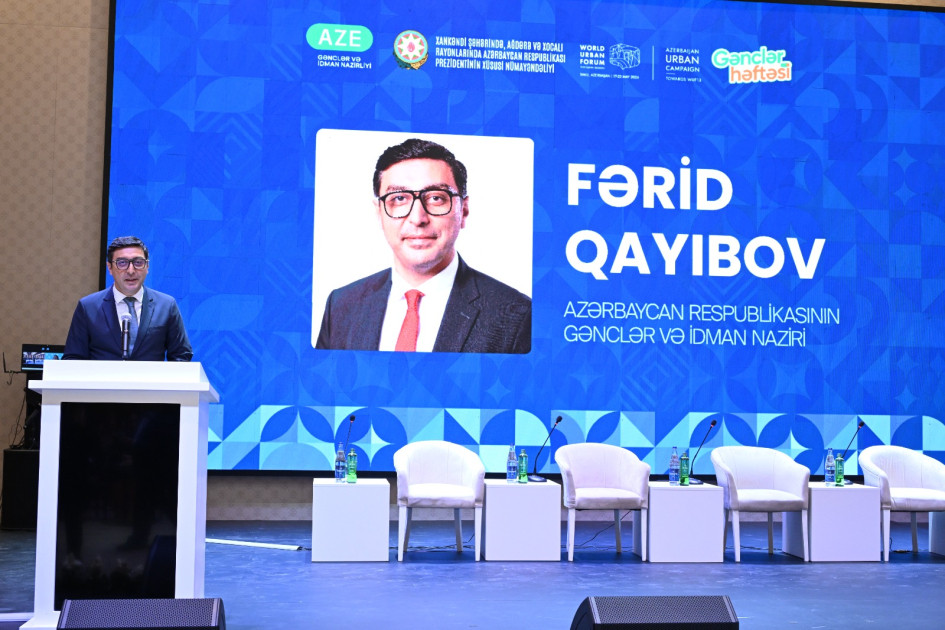 Xankəndidə Gənclərin XI Forumu keçirilib<font color=red> - FOTOLAR</font>