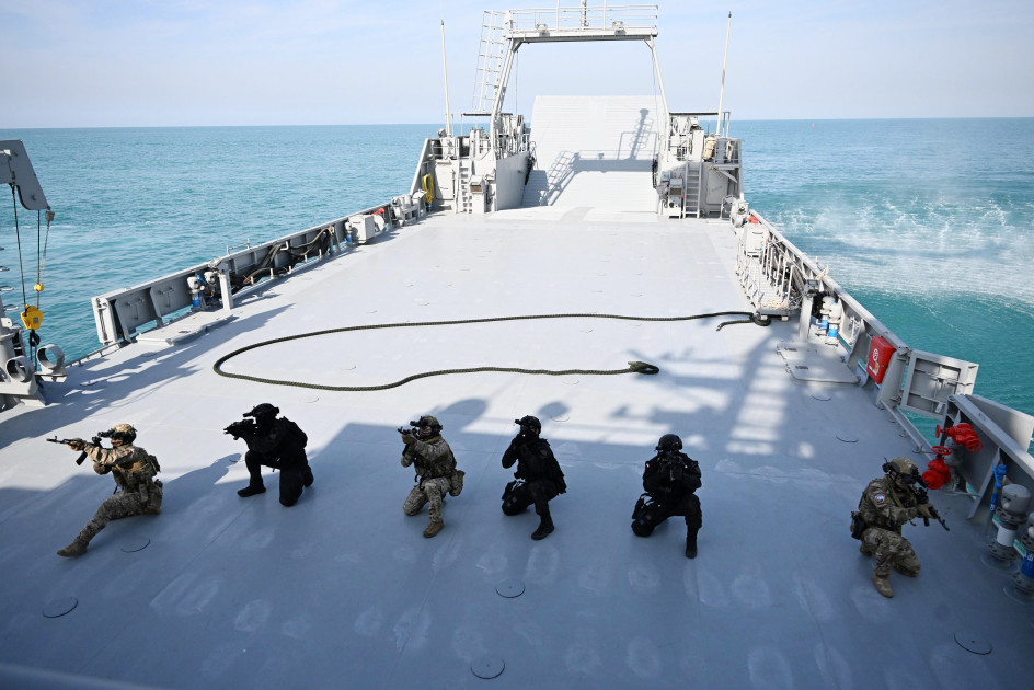 Azərbaycanın və Birləşmiş Ərəb Əmirliklərinin prezidentləri Əbu-Dabidə “Sülh Qalxanı – 2026” birgə əməliyyat-taktiki təlimini izləyiblər<font color=red> - FOTOLAR</font>