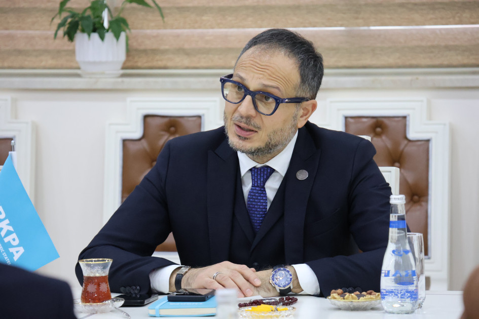 Qazaxıstanın Mangistau vilayətinin nümayəndə heyəti TÜRKPA Beynəlxalq Katibliyini ziyarət edib<font color=red> - FOTOLAR</font>