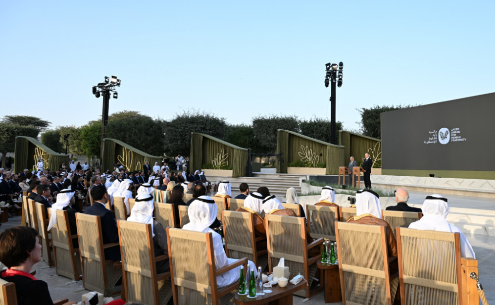 Əbu-Dabidə “Zayed İnsan Qardaşlığı Mükafatı”nın təqdimolunma mərasimi keçirilib Prezident İlham Əliyevə mükafat təqdim olunub <font color='red'> - YENİLƏNİB</font><font color=red> - FOTOLAR</font>