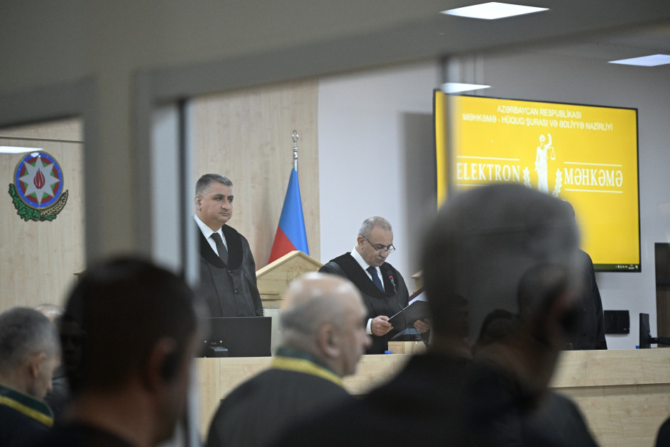 Ermənistan vətəndaşlarının məhkəməsində hökm elan olunub<font color=red> - FOTOLAR</font>