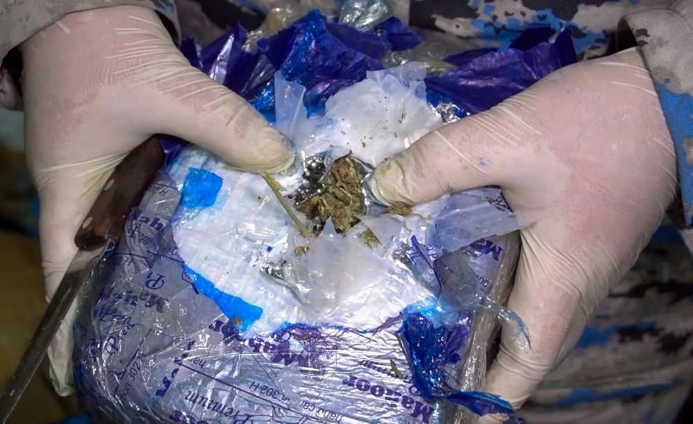 Azərbaycan gömrükçüləri narkotik vasitənin "göyərti" yükündə ölkəyə keçirilməsinin qarşısını alıb<font color=red> - FOTOLAR</font>